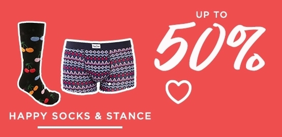 Shop Up To 50 Off Men's Happy Socks And Stance